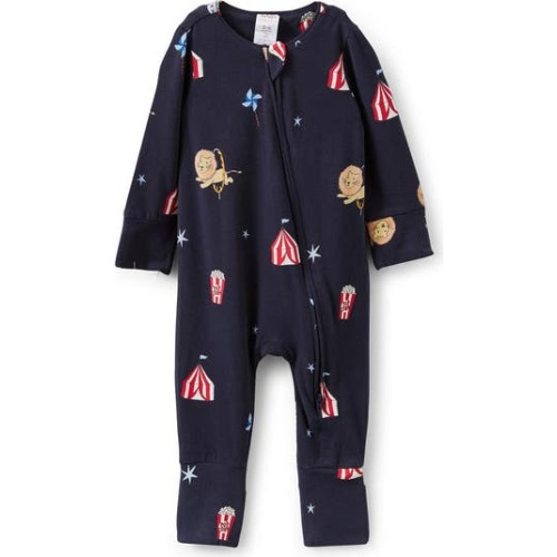 The Billie Long Sleeve Zip Romper, 0-3M