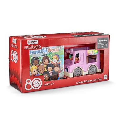 Kohl's Cares® Mattel 80th Little People Ice Cream Truck 2-pc. Playset with Figures & Books