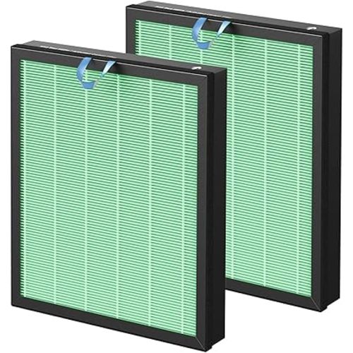 Vital 200S-P Toxin Absorber Replacement Filter for LEVOIT Vital 200S Vital 200S-P Air Purifier, 2-in-1 & High-Efficiency Activated Carbon, V-ital-200S-RF-TX(LRF-V201-GUS), 2 Pack, Green