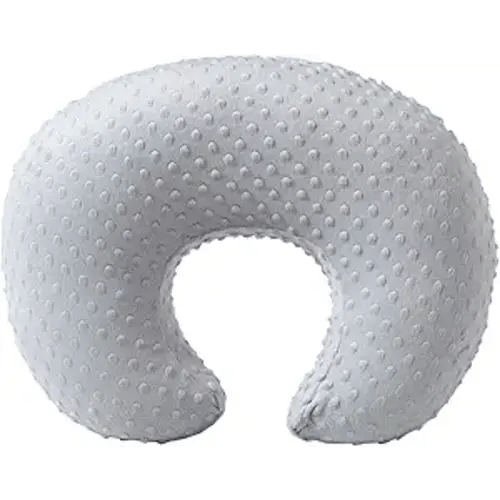 ESEN Nursing Pillow and Body Positioner for Breast Feeding and Bottle Feeding, Ultra Soft Baby Breastfeeding Pillows with Removable Nursing Pillow Cover for More Support for Mom and Baby (Gray)