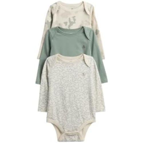 GAP Baby 3-pack Long Sleeve Bodysuit