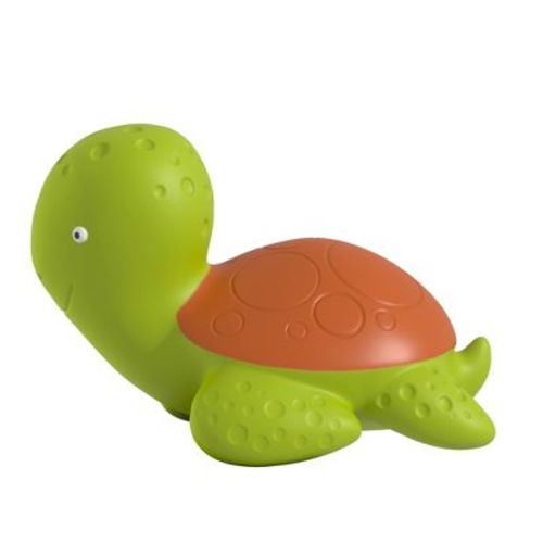 CaaOcho Rubber Mele the Sea Turtle Bath Toy: BPA-Free, High-Contrast Colors, Easy To Grip, Sensory Development
