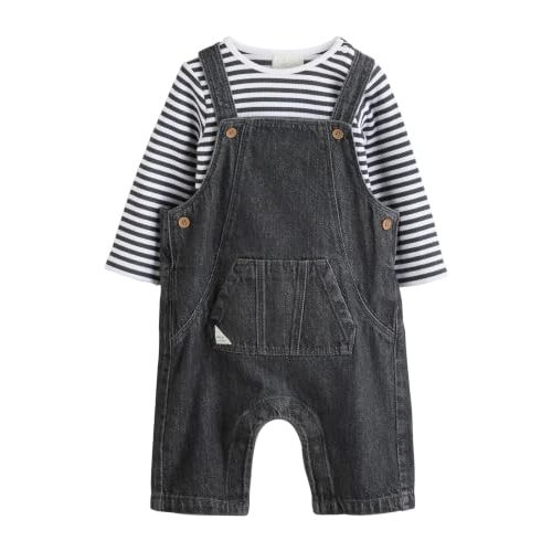 Baby Denim Dungarees and Bodysuit Set