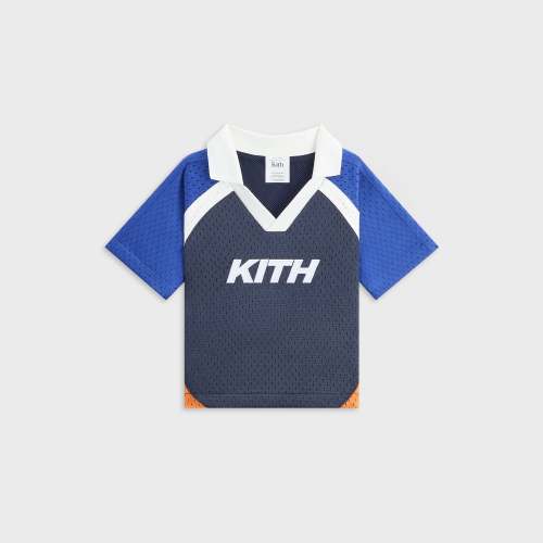 Kith Baby Soccer Polo Mesh Shirt - Nocturnal