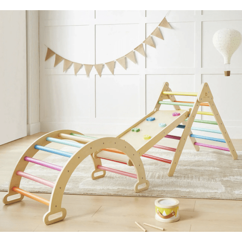 Tiny Land® 7-in-1 Rainbow Climbing Set