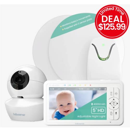 Babysense True Sleep: Best Baby Monitor with Camera & Breathing Movement Monitor