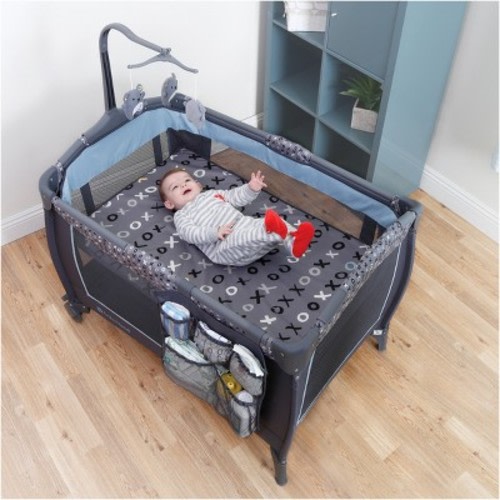 Baby Trend Trend-E Nursery Center Playard - Starlight Blue