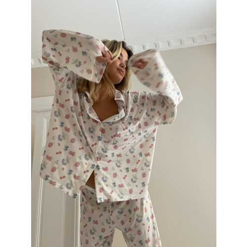 Go Slow Shirt Summer Berries - Summer Berries | Djerf Avenue