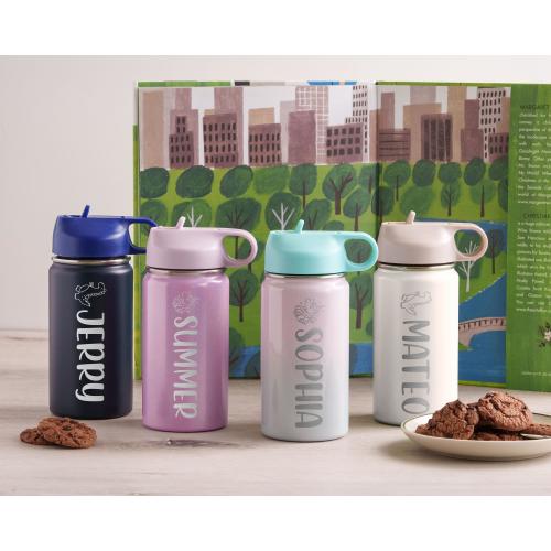 Personalized Water Bottle Gifts for Kid, Back To School Custom Toddler Cups Kids Tumbler, Stainless Steel Water Bottle Birthday Party Favors