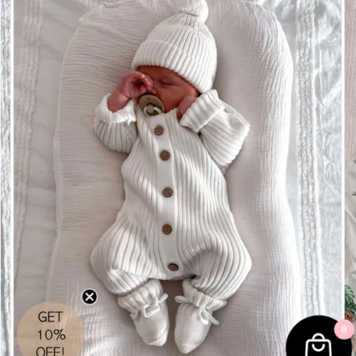 Willow Organic Romper 2.0 - Milk