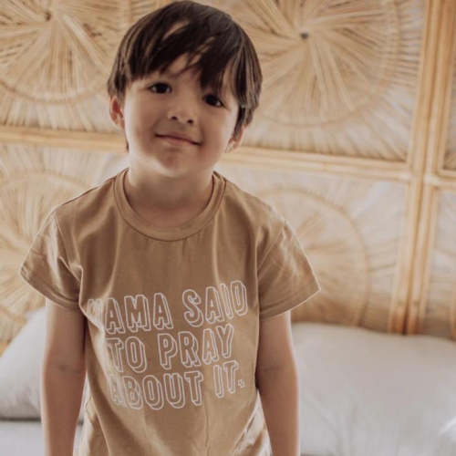 Mama Said To Pray About It Tee – OUR HOUSE ABOVE