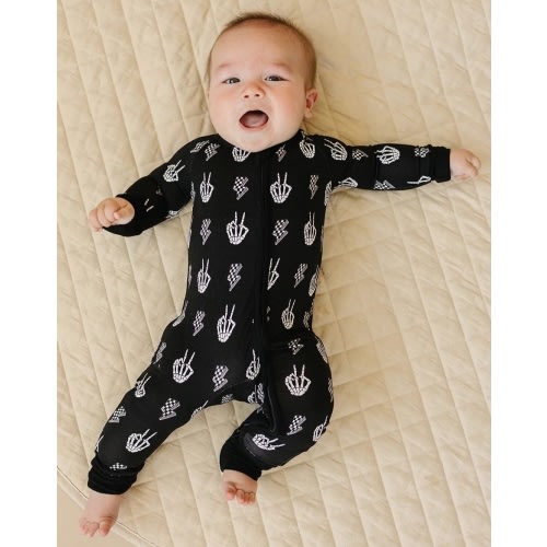 Bamboo Zip Romper | Skelly Vibes