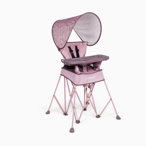 Baby Delight Go With Me Uplift Deluxe Portable High Chair With Canopy - Canyon Rose