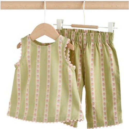 Kids' Floral Tank & Pants Set, 9-12M