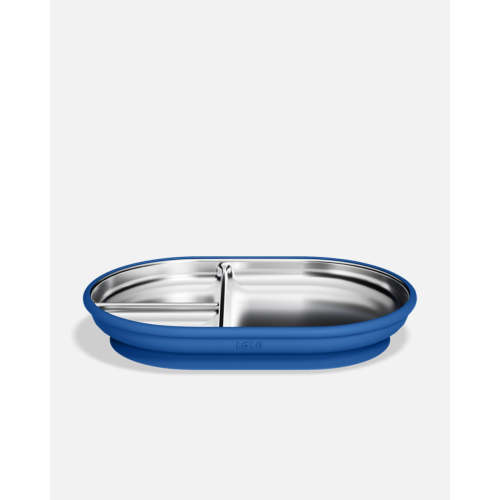 Stainless Suction Plate - Blue Raspberry