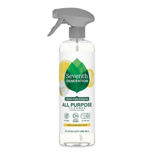 Seventh Generation Lemon All Purpose Cleaner Spray - 23 fl oz: Dye-Free, Phosphate-Free, Artificial Fragrance-Free
