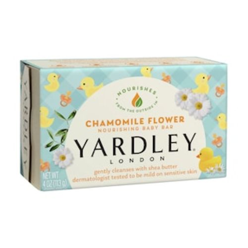 Yardley London Chamomile Blossom Nourishing Baby Bath Bar, 4 oz.