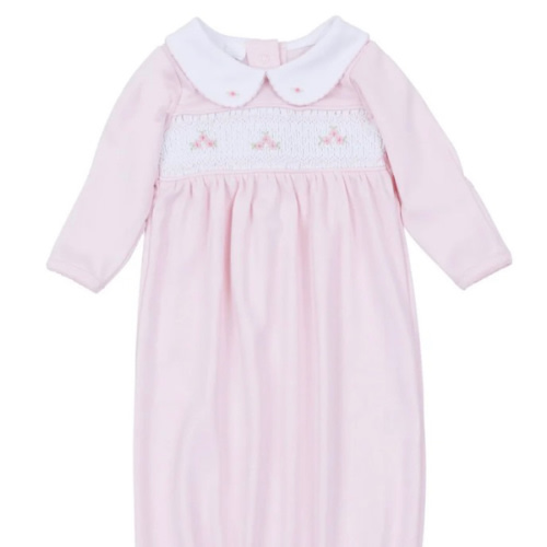 Willow's Classics Smocked Gown- Pink – VACE