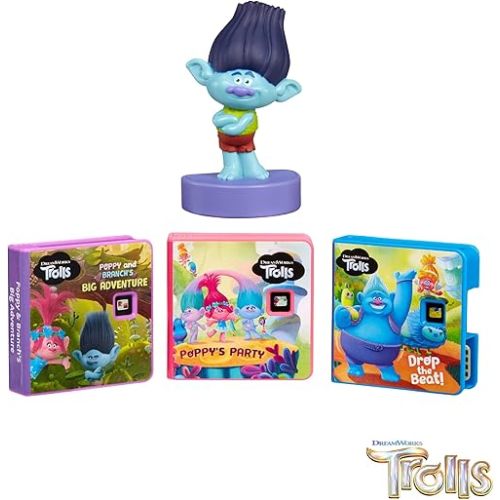 Little Tikes Story Dream Machine DreamWorks Trolls Hug, Sing & Dance Collection Colección de Cuentos, Hora del Cuento, Libros, Animación de DreamWorks, Personaje de Reproducción de Audio, Regalo y