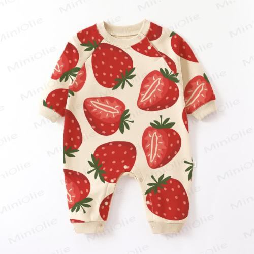 Baby Toddler Strawberry Romper
