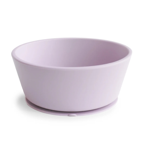 Mushie Baby Silicone Suction Bowl (Lilac)