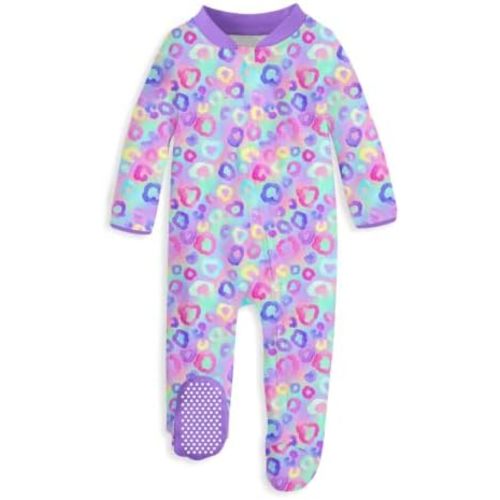 uideazone Baby Girls Boys Footed Pajamas Zip Front One-Piece Sleeper 0-12M