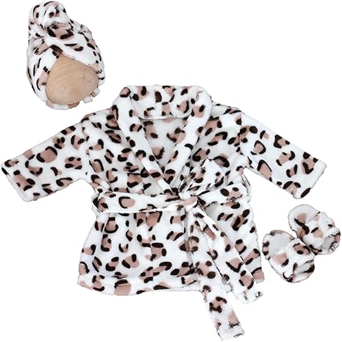 Cozy & Versatile Newborn Bathrobe & Practical Baby Sleepsuit Luxurious Newborn Photography Bathrobe for Boys Girls