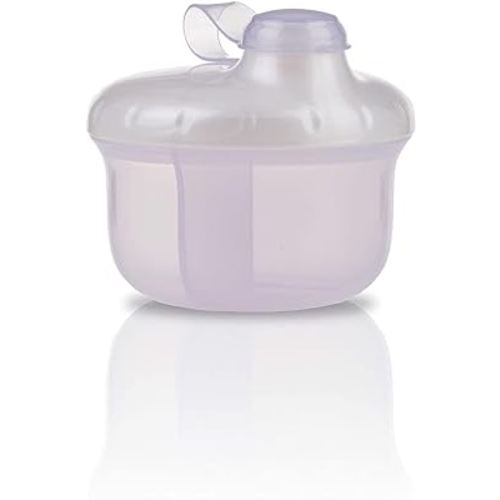 Nuby Powder Formula Dispenser, 3 Compartments, Purple