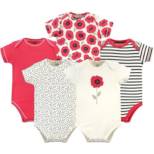 Touched by Nature Unisex Baby Organic Cotton Bodysuits