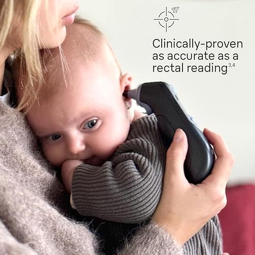 Braun ThermoScan 7 Digital Ear Thermometer for Adults, Babies & Infants, Age-Adjusted Fever Guidance, No. 1 Brand Recommended by Pediatricians