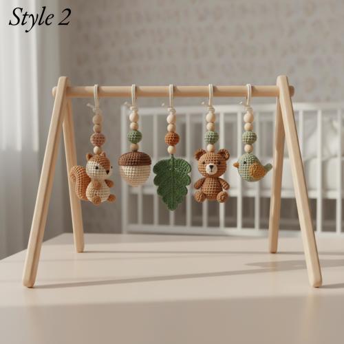 Handmade Custom Woodland Baby Gym
