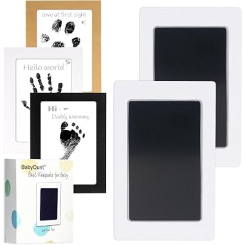 Inkless Baby Hand and Footprint Kit,Clean-Touch Ink Pads