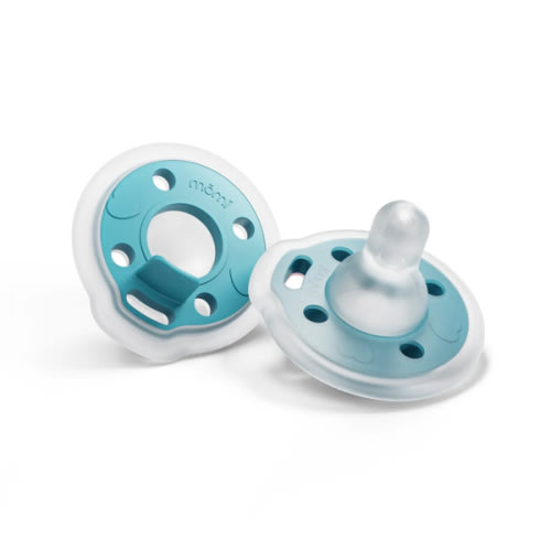 babypace® breast-like pacifier 2-set in tranquil lagoon | mōmi