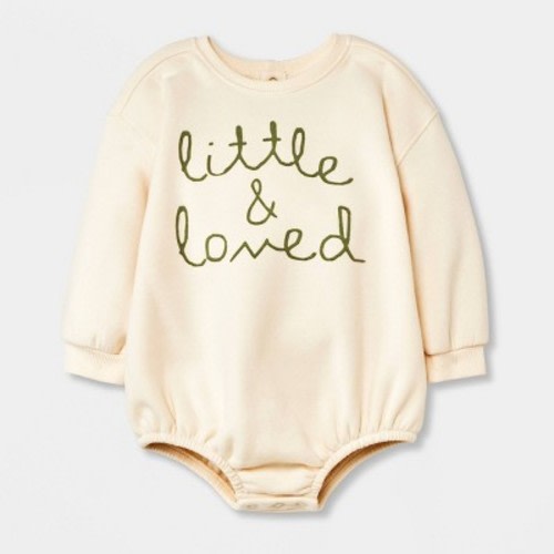 Grayson Collective Baby Graphic Bubble Romper - Off-white Newborn