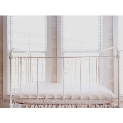 Baby Pink Fitted Crib Sheet