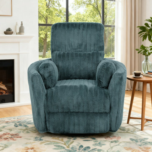 Dakota Fields Modern Power Glider Recliner With Swivel | Wayfair