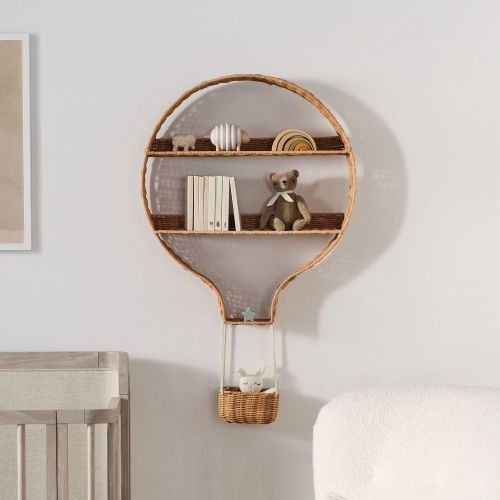 Joseph Altuzarra Hot Air Balloon Rattan Shelf | West Elm