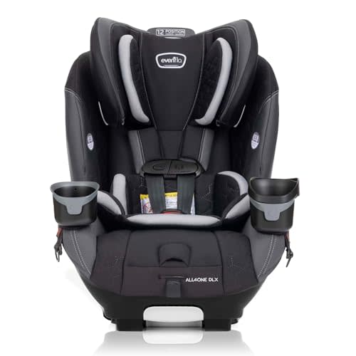 Evenflo EveryFit/All4One 3-in-1 Convertible Car Seat w/Quick Clean Cover (Kingsley Black)