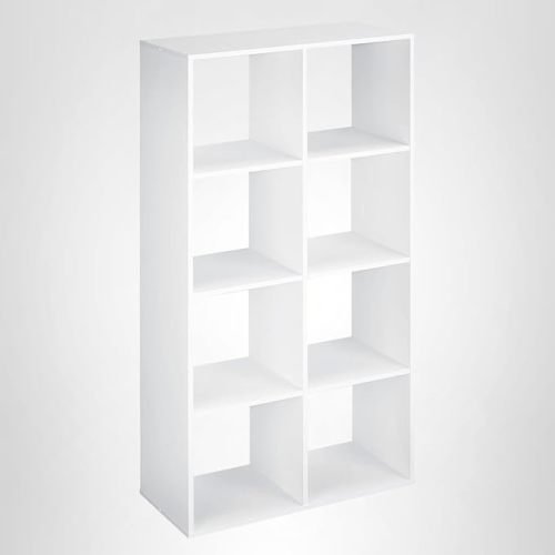ClosetMaid Cubeicals 6 Cube Storage Shelf Organizer Bookshelf, Stackable, Vertical or Horizontal, Easy Assembly, Wood, White Finish