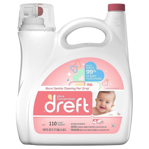 Dreft Ultra Concentrated Liquid Laundry Detergent, 150 Fl. Oz