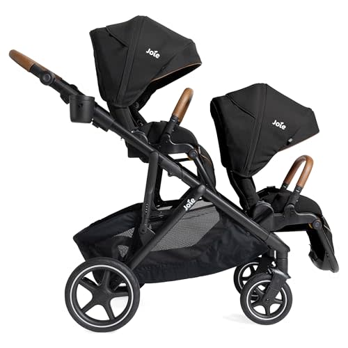 Chive and Rue - All-in-One Convertible Single-to-Double Modular Stroller with 20+ Customizable Modes & All-Terrain Wheels, and Lightweight Infant Car Seat Travel System (Dove)