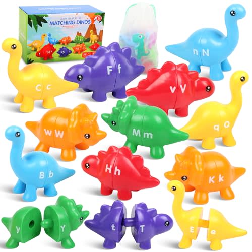 Letters Matching Game Dinosaur Toys 26 Letters