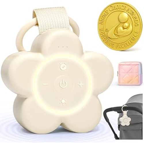 2025 Mom's Choice Awards | Portable White Noise Sound Machine Baby | 25 Soothing Sounds | Rechargeable Travel Sound Machine Baby with Night Light | Newborn Essentials | Nursery, Home, Sleep Aid