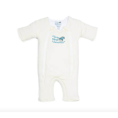 Cream Baby Merlin’s Magic Sleepsuit | Soft 100% Cotton Infant Sleepsuit