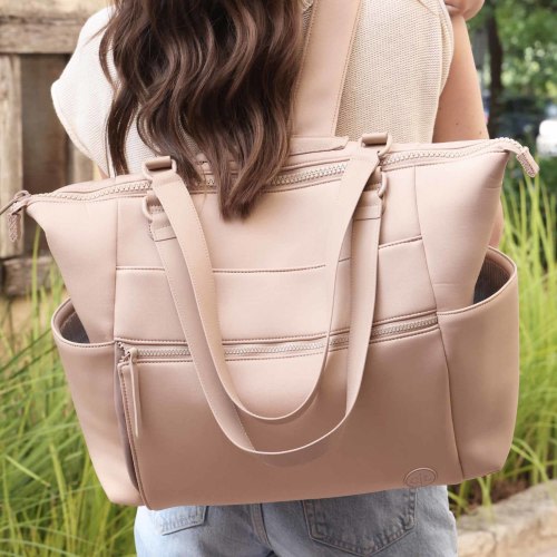 Lane Convertible Diaper Bag Totes - Fawn
