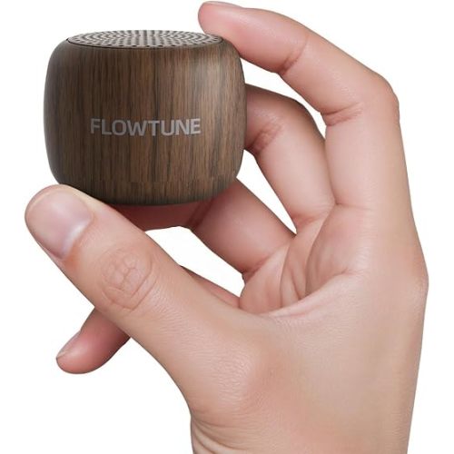 Sound Machine Flowtune White Noise Machine for Baby Adults, Mini Portable Sound Machine for Travel, 6H Timer, 18 Soothing Sleep Sounds Gift (Wood Grain)