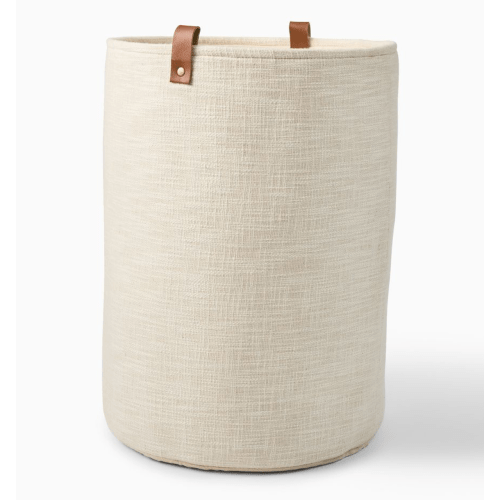 Slub Cotton Laundry Hamper