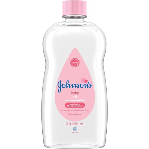 Johnson's Baby Oil, Pure Mineral Oil, Original Scent, 20 fl. oz