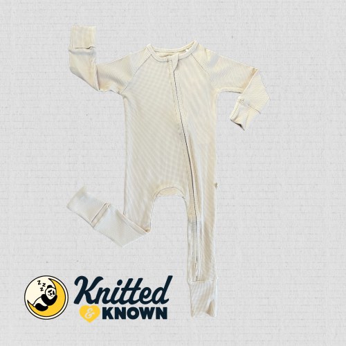 Ribbed Oat Romper