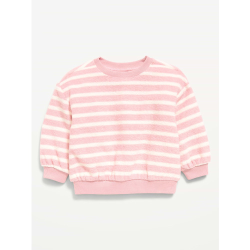 Striped Crew-Neck Sweatshirt for Baby
